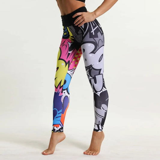 Painted Yoga Leggings