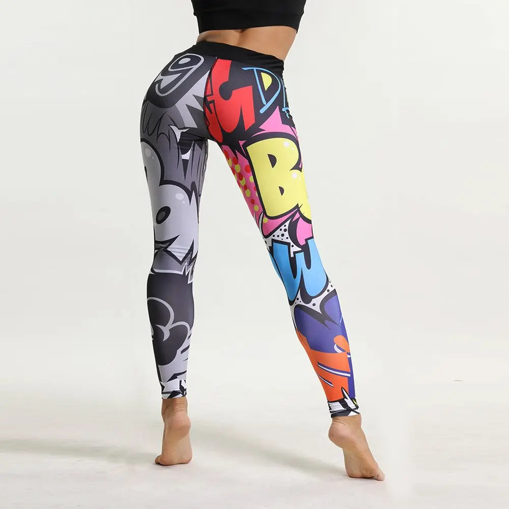 Painted Yoga Leggings