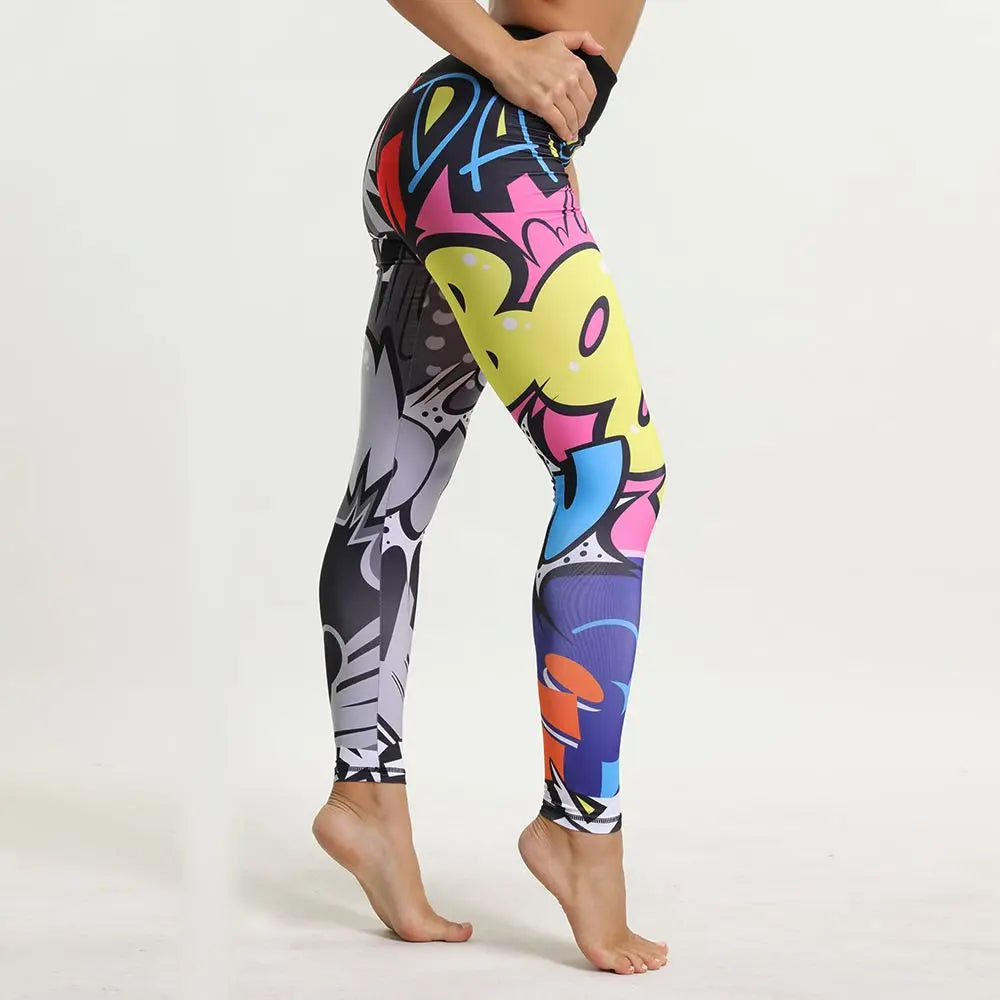 Painted Yoga Leggings