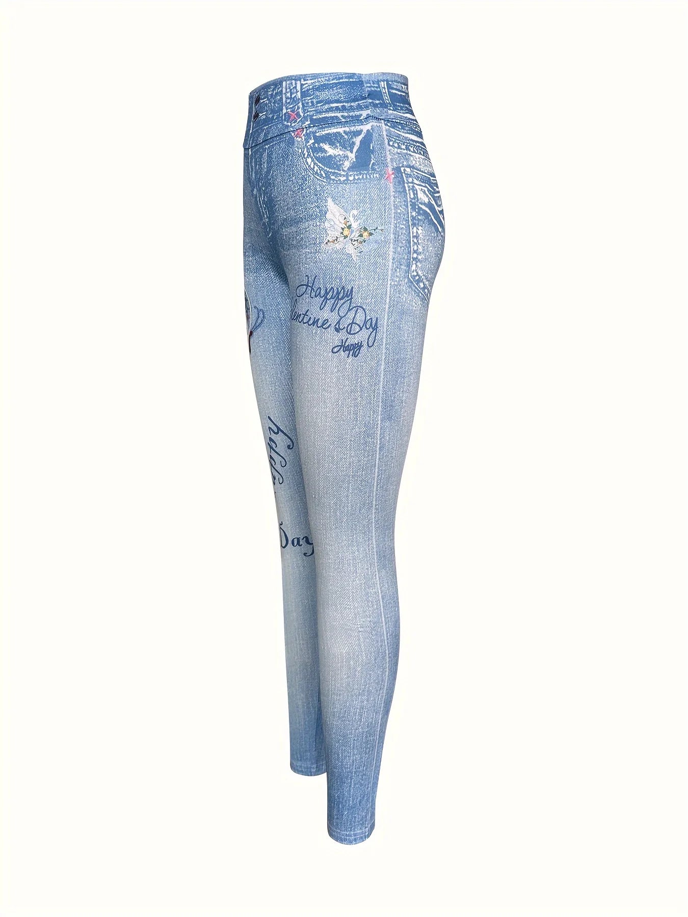 Butterfly Skinny Leggings