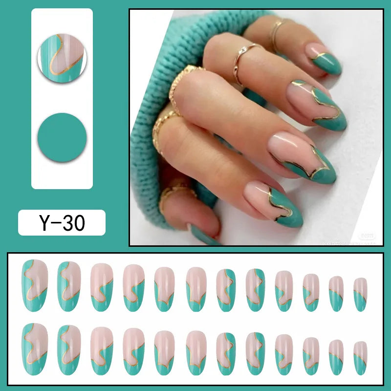 24P Removable Ballerina Nail