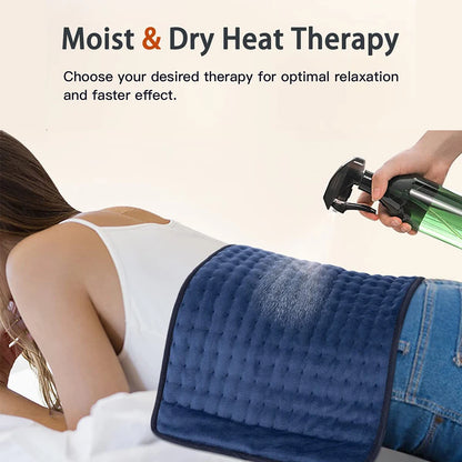 Electric Heating Pad for Back Pain Relief and  Body Cramps