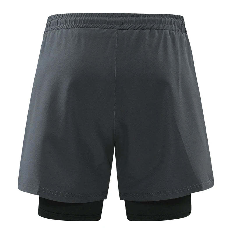 Double layer Jogger Shorts 2 in 1