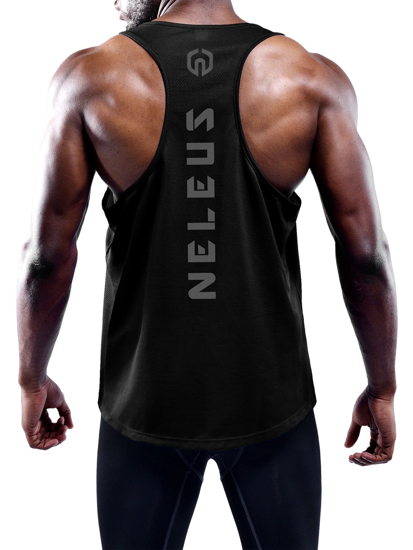 NELEUS  Fit Y-Back Muscle Tank Top