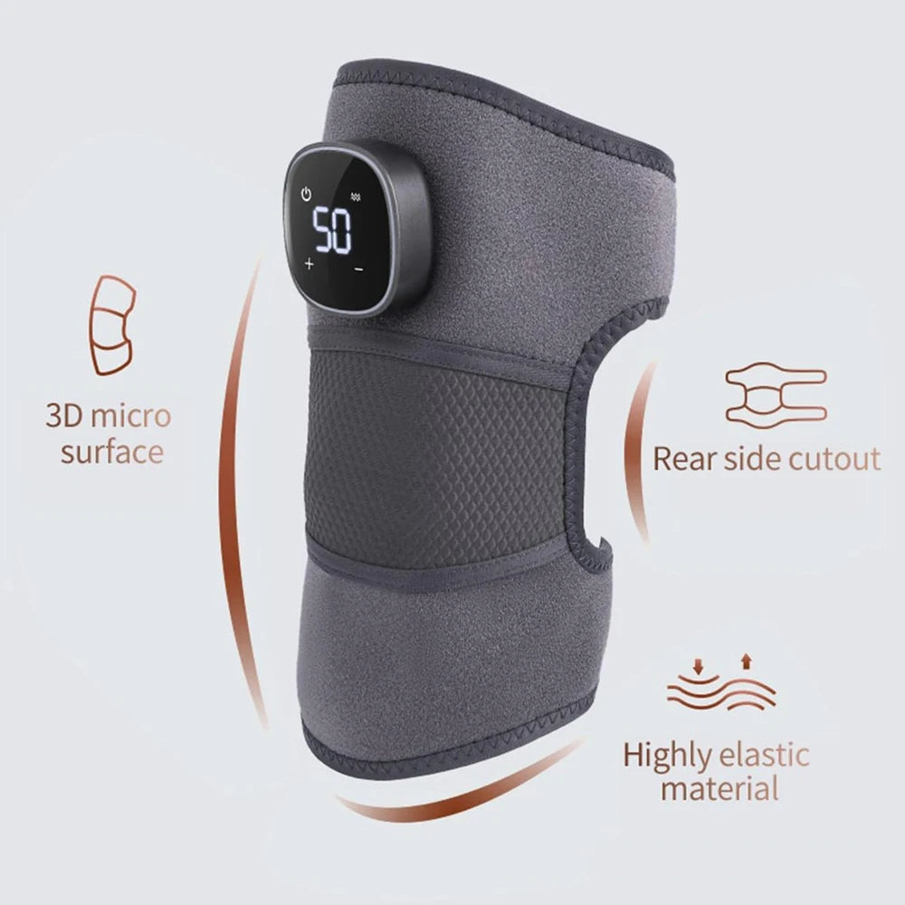 Electric Heating Knee Pad Massager Vibration Physiotherapy