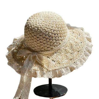 Cute Bow Sunshade Hat