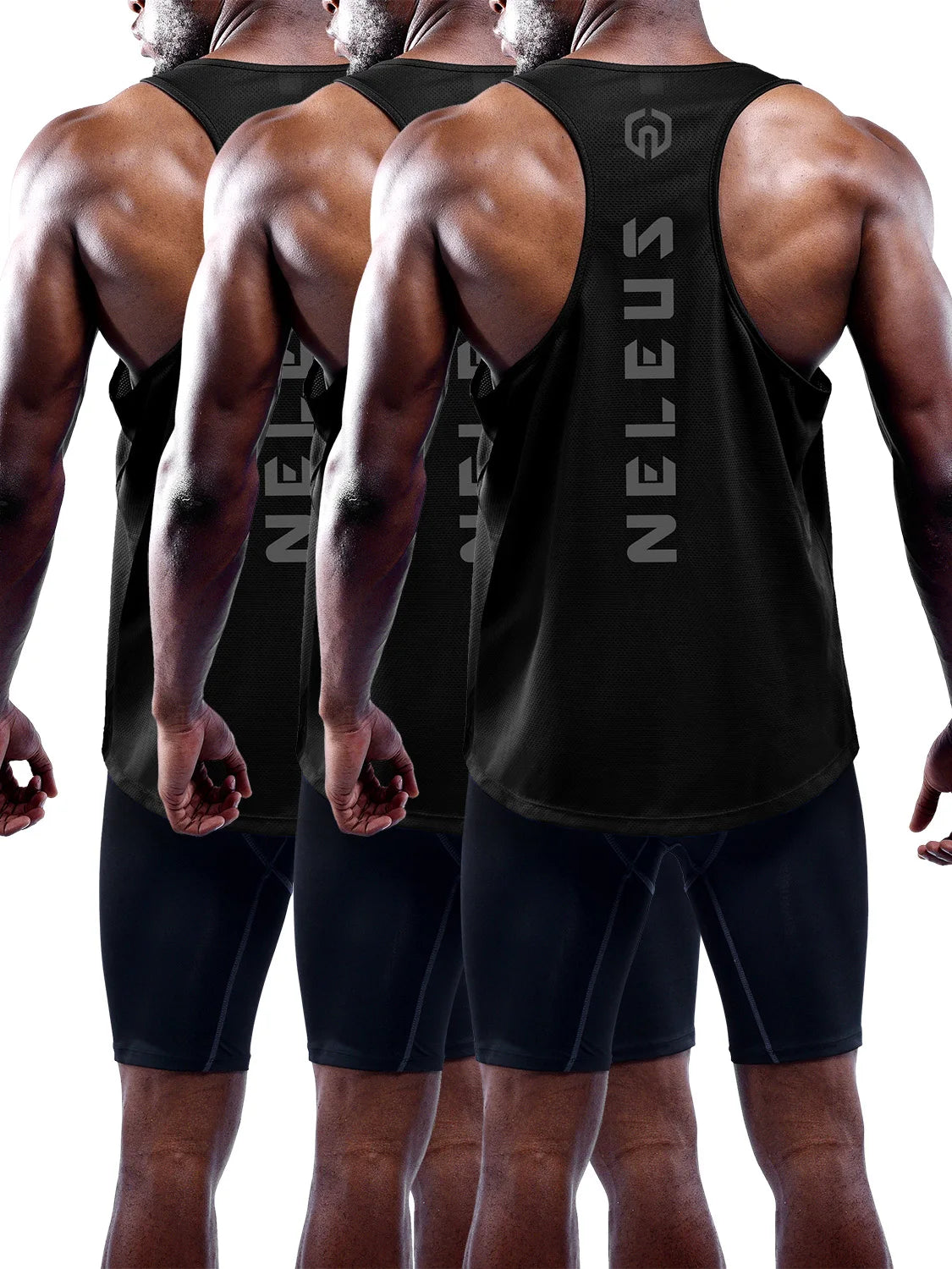 NELEUS  Fit Y-Back Muscle Tank Top