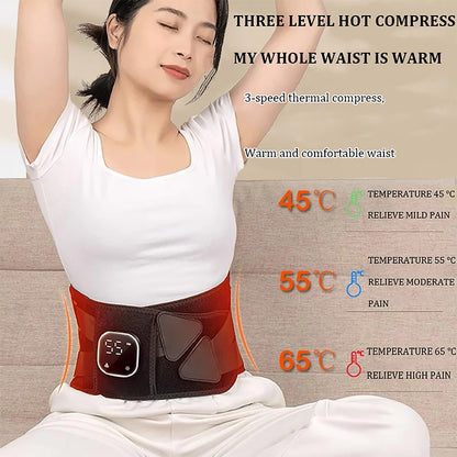 Electric Heating Pad for Lower Back Massager Strap 5 Vibration