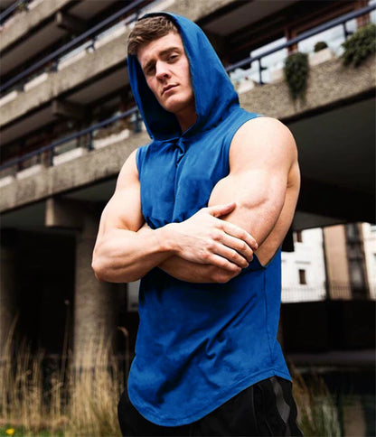 Bodybuilding Hoodie Tank Top Sleeveless