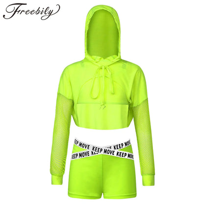 Kids Gym Sports Outfits Girls