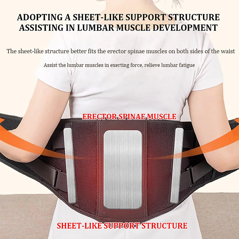 Electric Heating Pad for Lower Back Massager Strap 5 Vibration