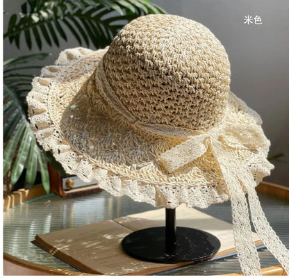 Cute Bow Sunshade Hat