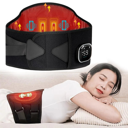 Electric Heating Pad for Lower Back Massager Strap 5 Vibration