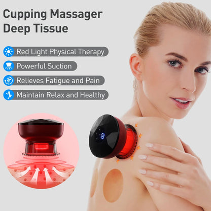 Electric Vacuum Cupping Massage  For Body Fat Burning